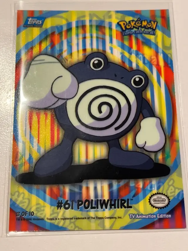 Poliwhirl #3 - Pokemon 2000 Topps TV Sticker