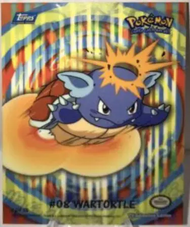 Wartortle #1 - Pokemon 2000 Topps TV Sticker