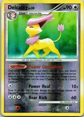 Delcatty [Reverse Holo] - Pokemon Platinum #4