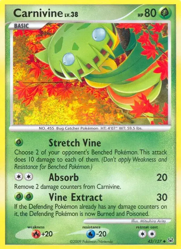 Carnivine - Pokemon Platinum #43