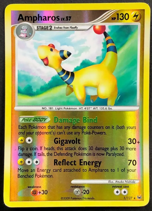 Ampharos [Reverse Holo] - Pokemon Platinum #1