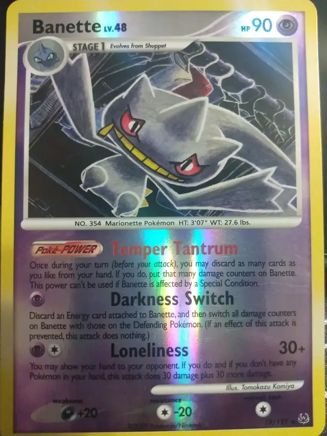Banette [Reverse Holo] - Pokemon Platinum #19