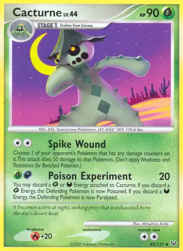 Cacturne - Pokemon Platinum #42