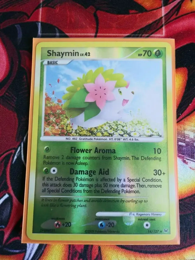 Shaymin [Reverse Holo] - Pokemon Platinum #14