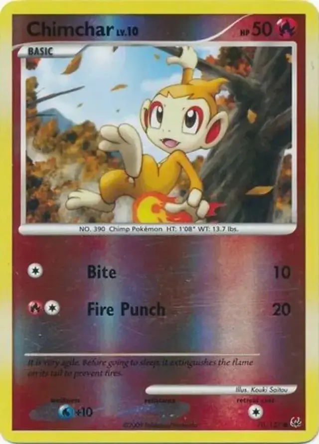 Chimchar [Reverse Holo] - Pokemon Platinum #70