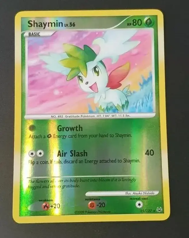 Shaymin [Reverse Holo] - Pokemon Platinum #15