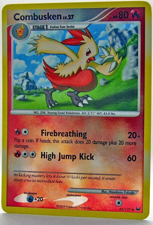 Combusken [Reverse Holo] - Pokemon Platinum #45