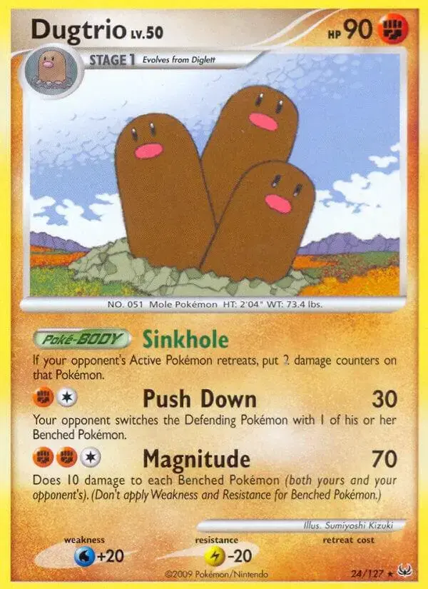 Dugtrio - Pokemon Platinum #24
