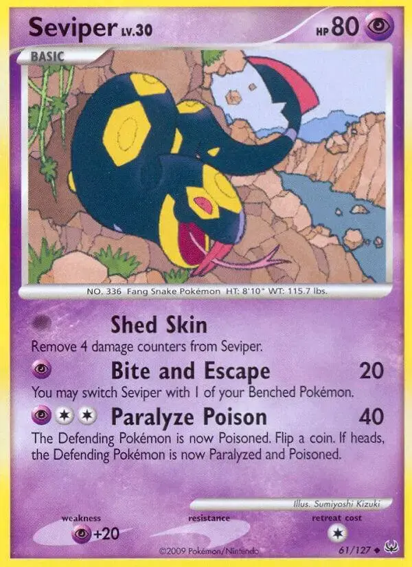 Seviper - Pokemon Platinum #61