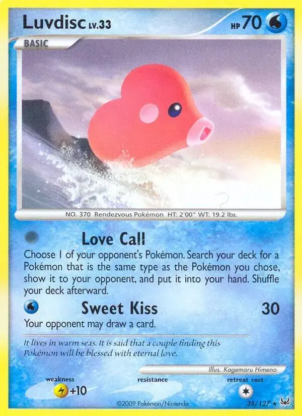 Luvdisc - Pokemon Platinum #35