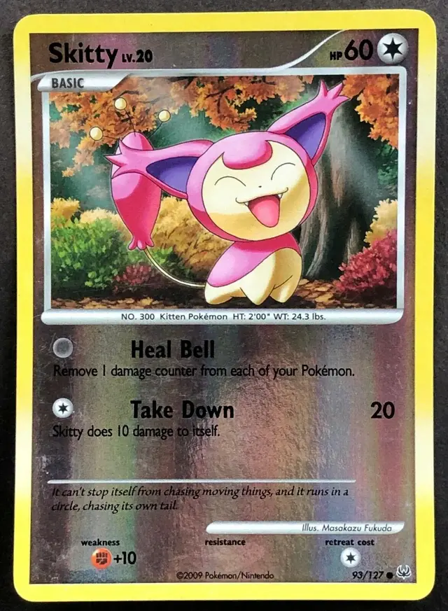 Skitty [Reverse Holo] - Pokemon Platinum #93