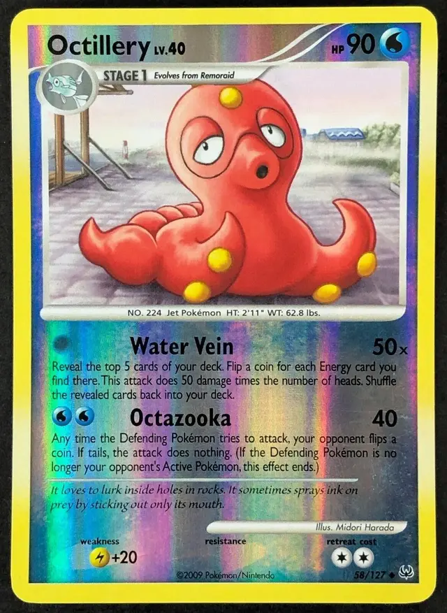 Octillery [Reverse Holo] - Pokemon Platinum #58