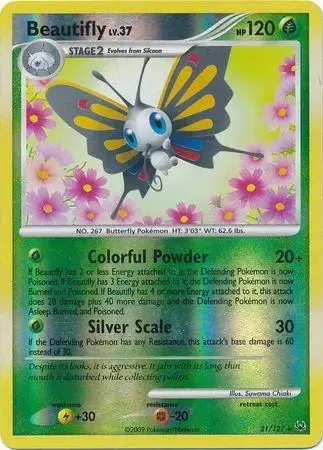 Beautifly [Reverse Holo] - Pokemon Platinum #21