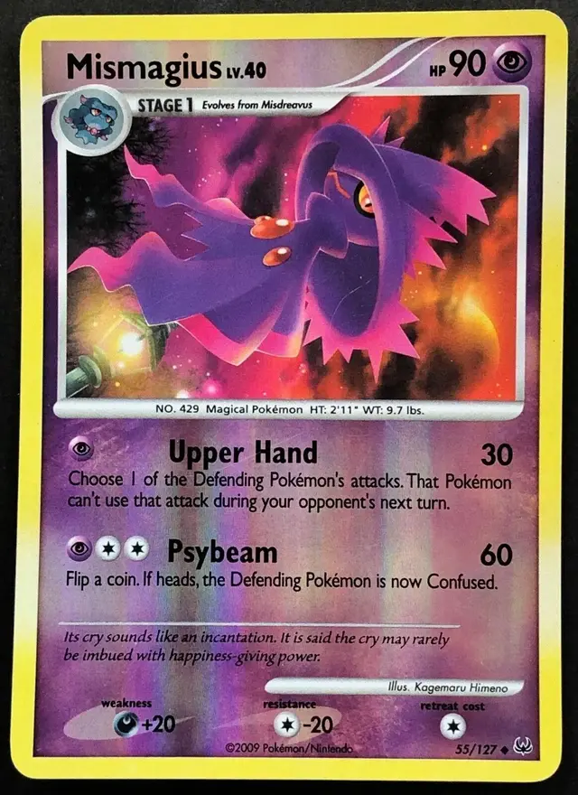 Mismagius [Reverse Holo] - Pokemon Platinum #55