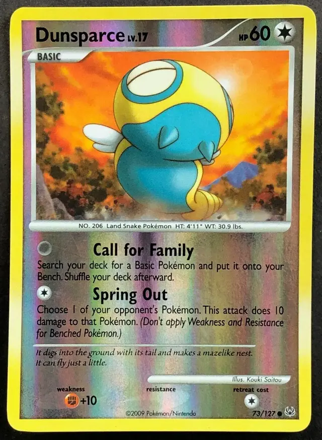 Dunsparce [Reverse Holo] - Pokemon Platinum #73