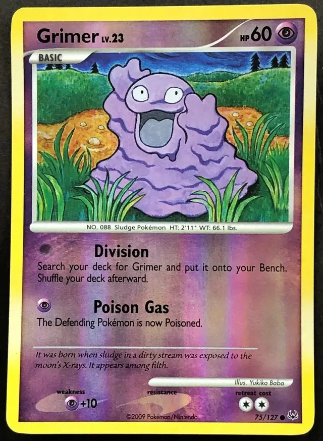 Grimer [Reverse Holo] - Pokemon Platinum #75