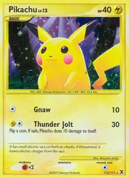 Pikachu #112 - Pokemon Rising Rivals