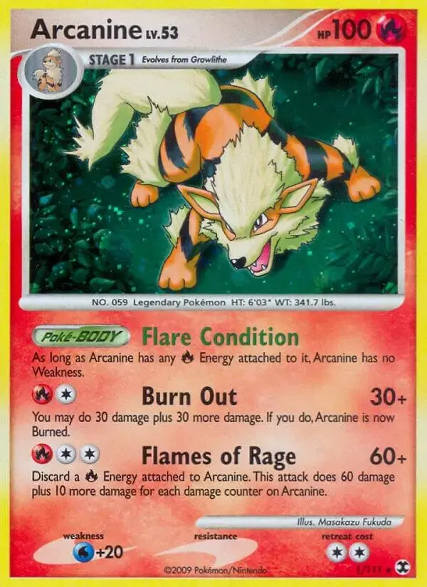 Arcanine - Pokemon Rising Rivals #1