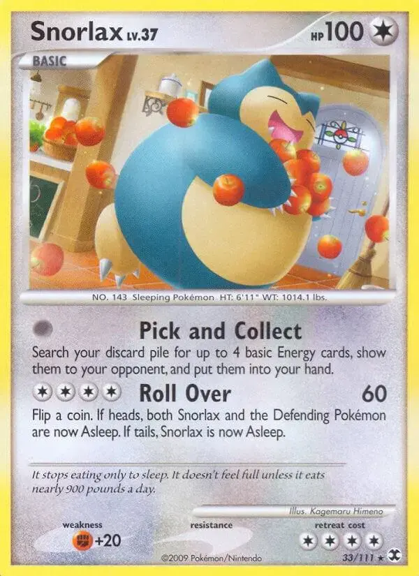 Snorlax - Pokemon Rising Rivals #33