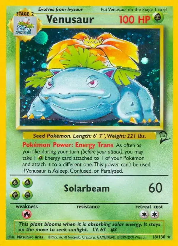 Venusaur - Pokemon Base Set 2 #18
