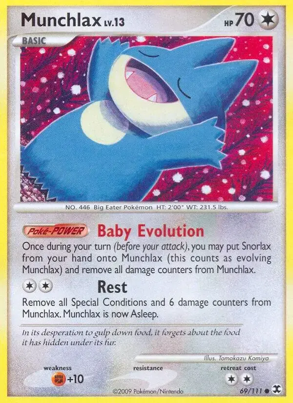 Munchlax - Pokemon Rising Rivals #69