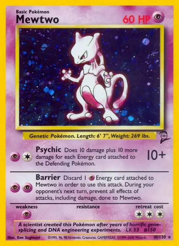 Mewtwo - Pokemon Base Set 2 #10