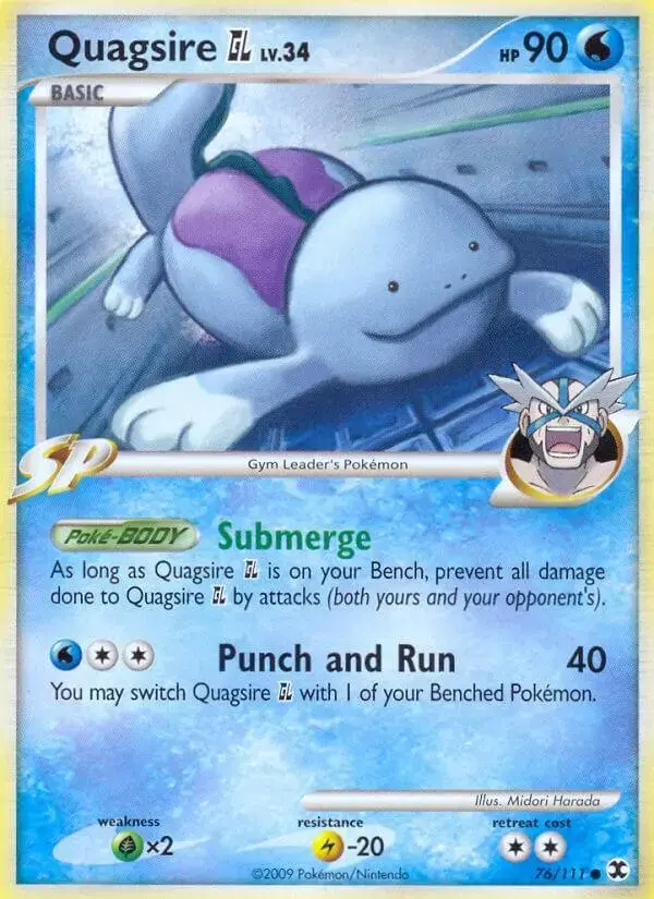 Quagsire GL - Pokemon Rising Rivals #76