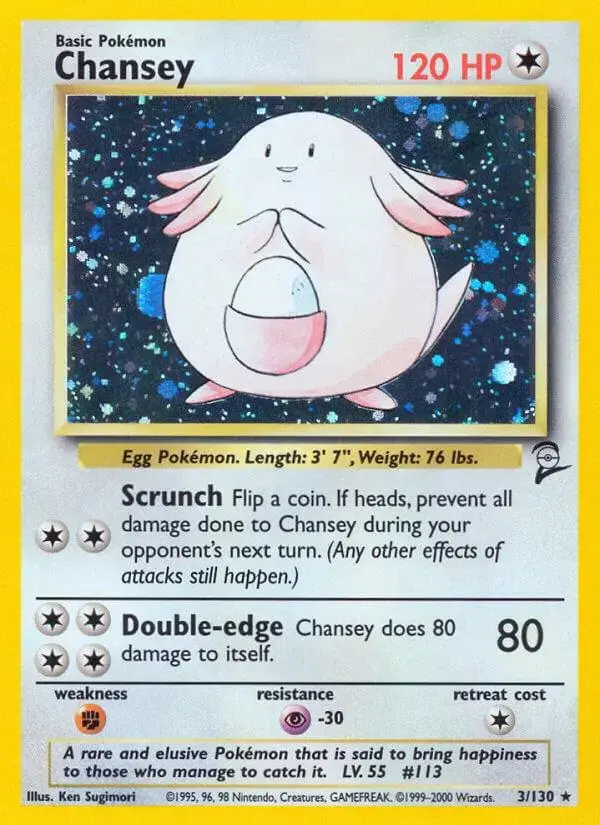 Chansey - Pokemon Base Set 2 #3