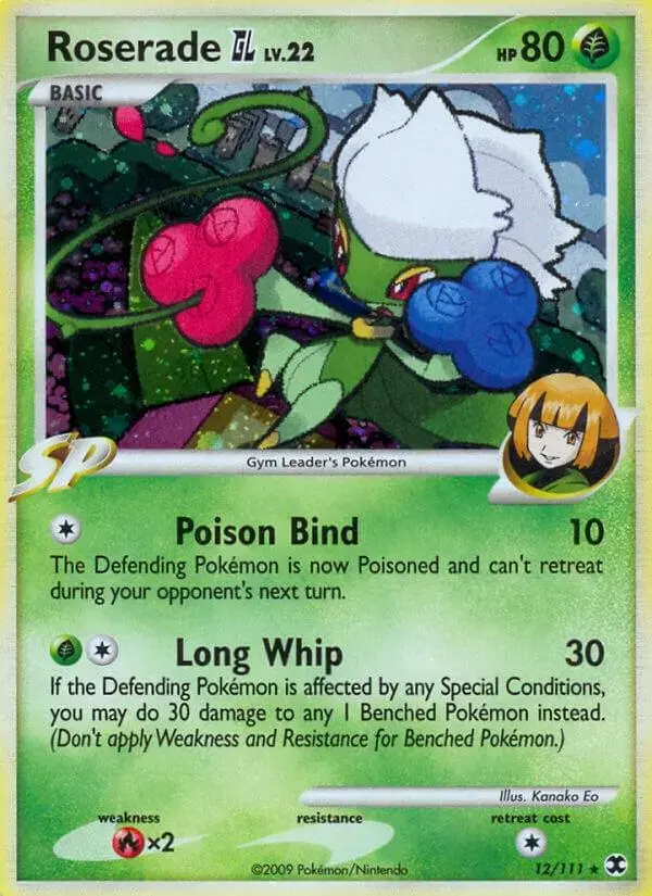 Roserade GL - Pokemon Rising Rivals #12