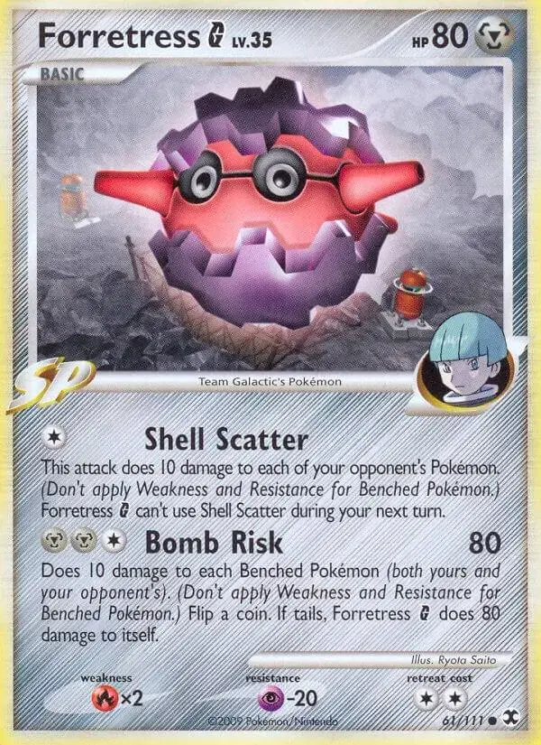 Forretress G - Pokemon Rising Rivals #61