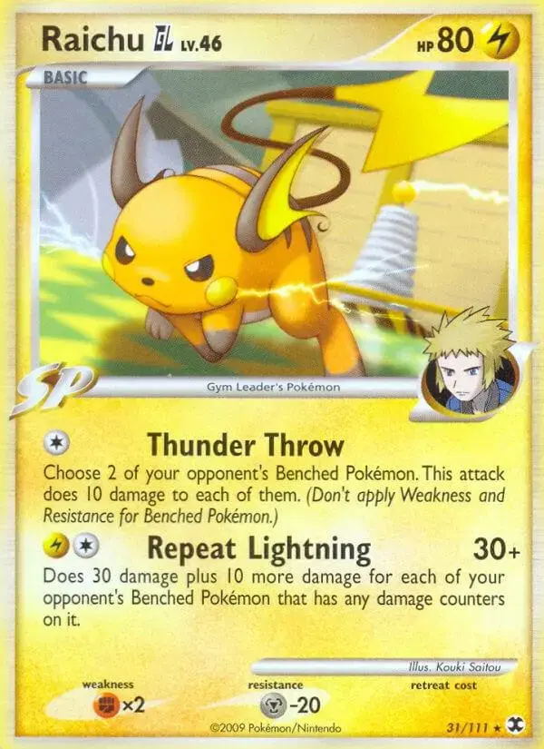 Raichu GL - Pokemon Rising Rivals #31