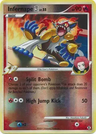 Infernape [Reverse Holo] - Pokemon Rising Rivals #43