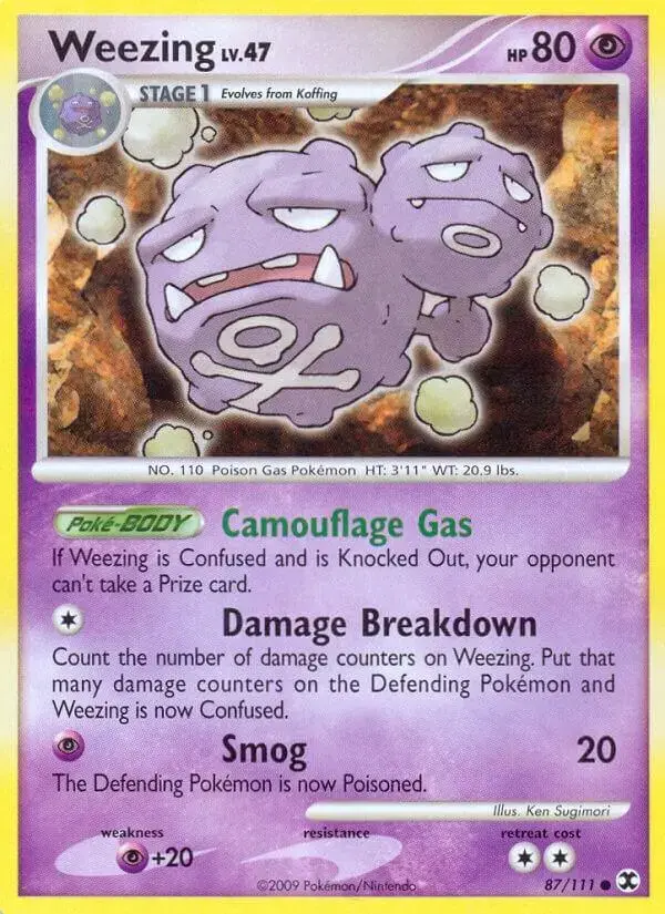 Weezing - Pokemon Rising Rivals #87