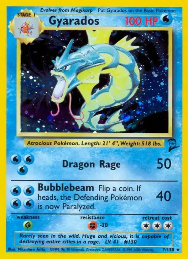 Gyarados - Pokemon Base Set 2 #7