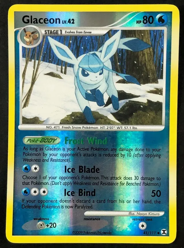 Glaceon [Reverse Holo] - Pokemon Rising Rivals #41