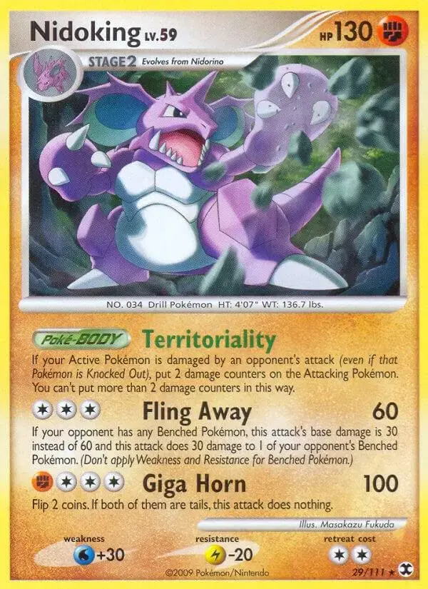 Nidoking - Pokemon Rising Rivals #29