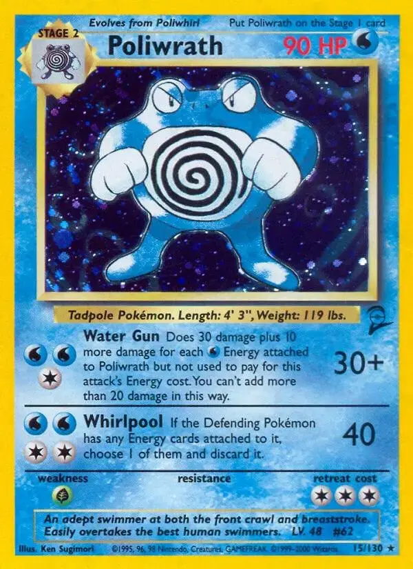 Poliwrath - Pokemon Base Set 2 #15