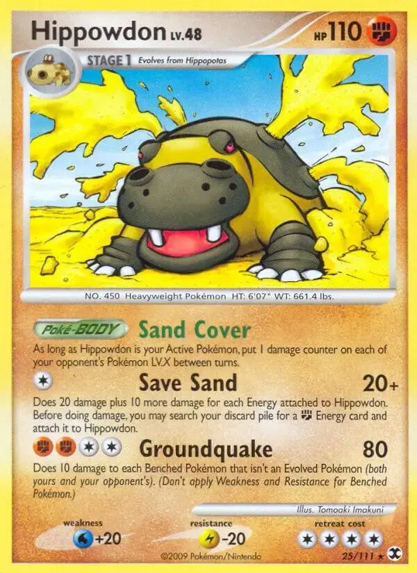 Hippowdon - Pokemon Rising Rivals #25