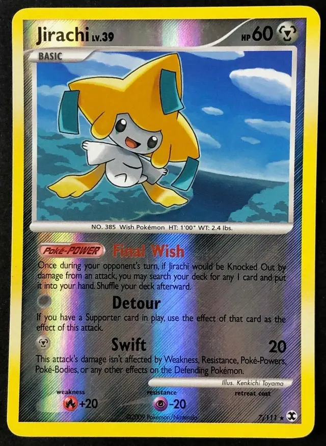 Jirachi [Reverse Holo] - Pokemon Rising Rivals #7