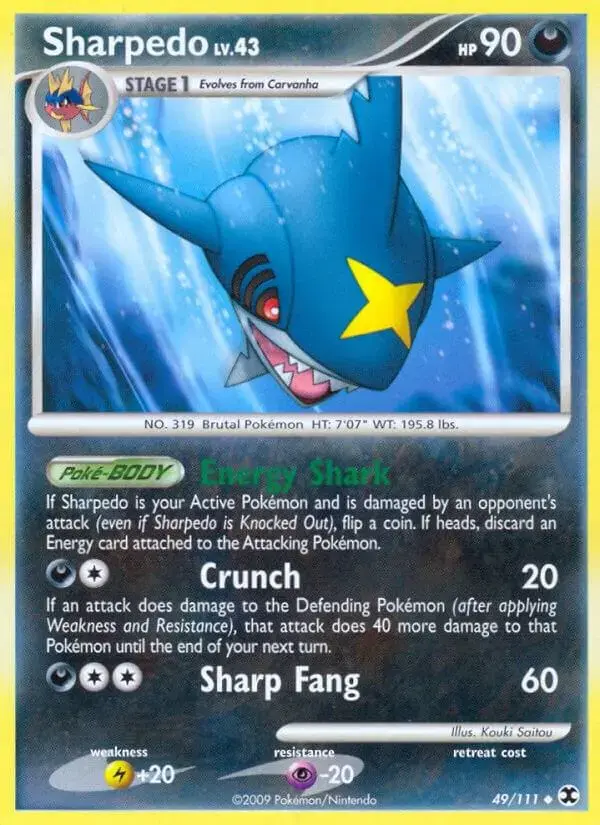 Sharpedo - Pokemon Rising Rivals #49