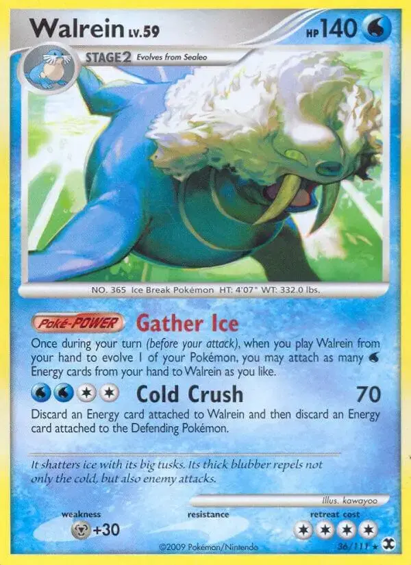 Walrein - Pokemon Rising Rivals #36