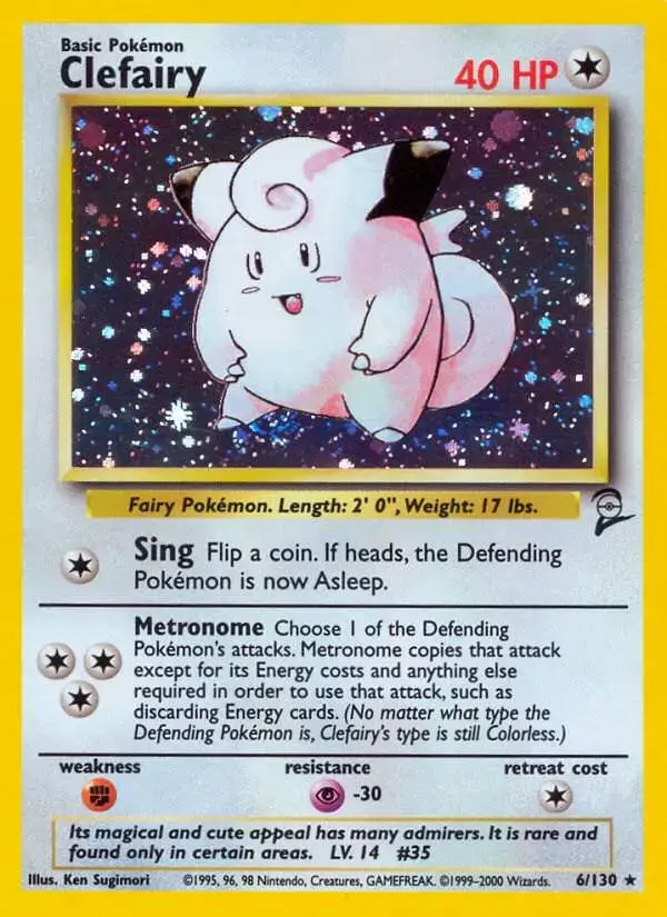 Clefairy - Pokemon Base Set 2 #6