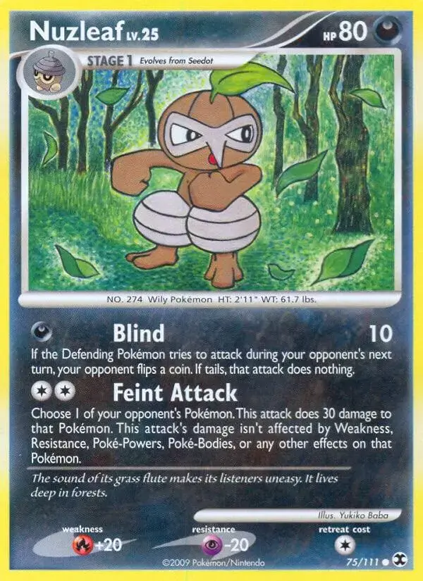 Nuzleaf - Pokemon Rising Rivals #75