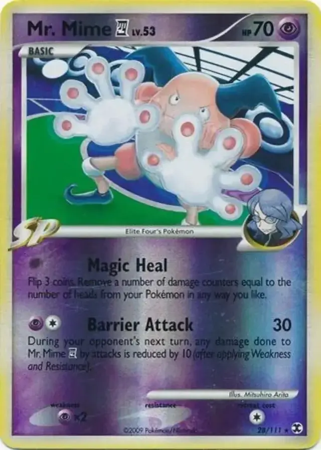 Mr. Mime [Reverse Holo] - Pokemon Rising Rivals #28