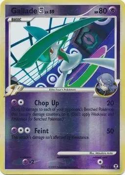 Gallade [Reverse Holo] - Pokemon Rising Rivals