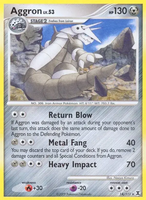 Aggron - Pokemon Rising Rivals #14