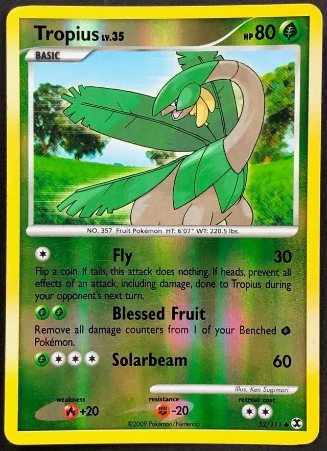 Tropius [Reverse Holo] - Pokemon Rising Rivals #52