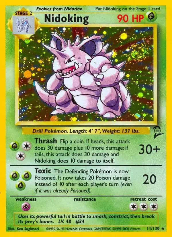 Nidoking - Pokemon Base Set 2 #11