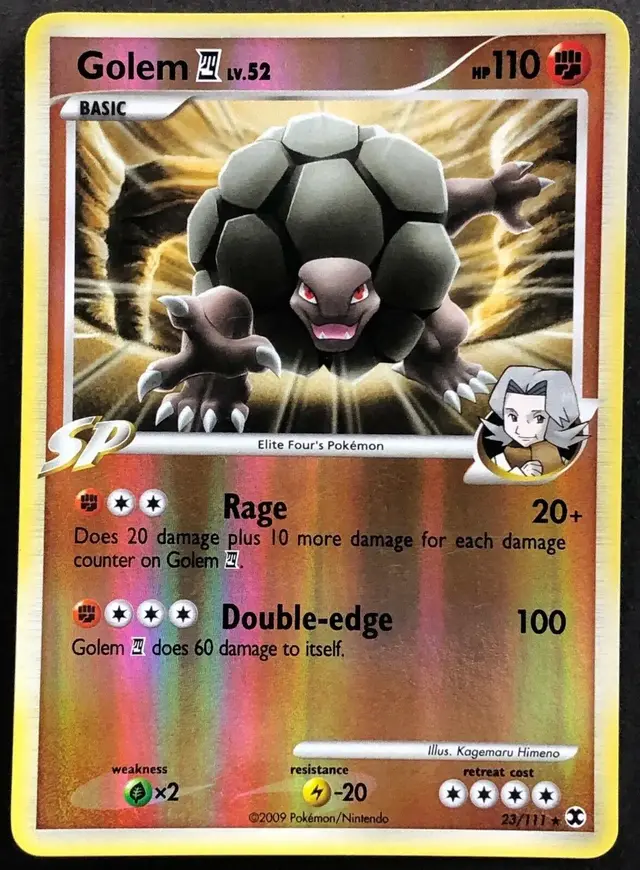 Golem [Reverse Holo] - Pokemon Rising Rivals #23