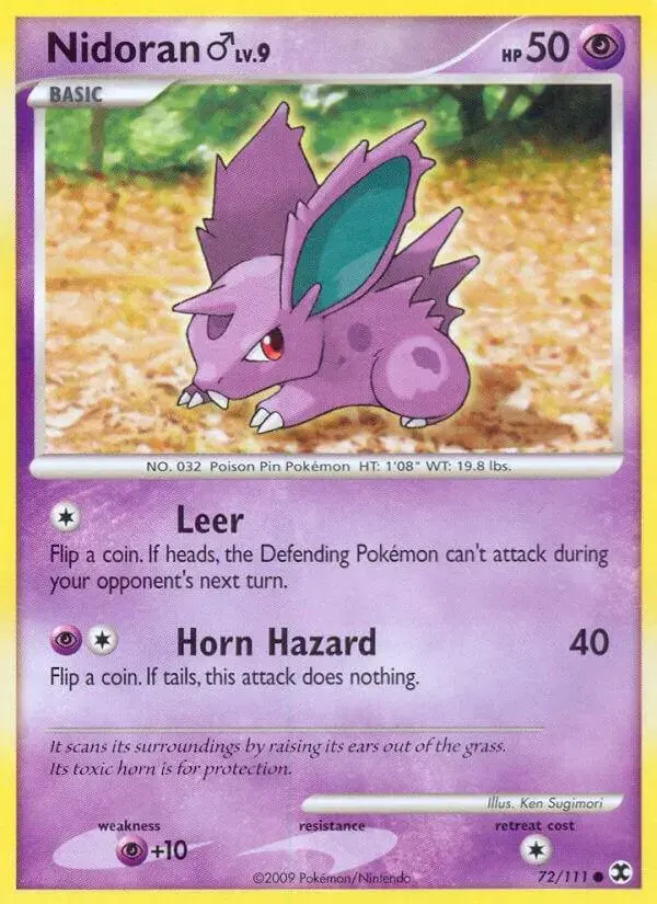 Nidoran M - Pokemon Rising Rivals #72